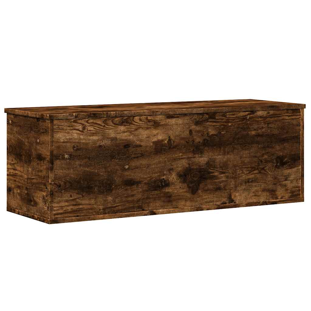 Oppbevaringskiste Røkt Eik 102x35x35 cm