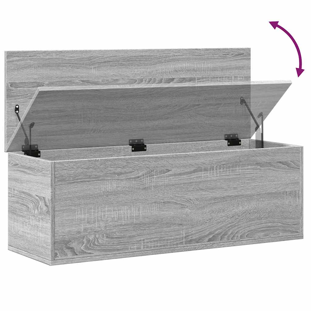 Oppbevaringskiste Sonoma Grå 102x35x35 cm