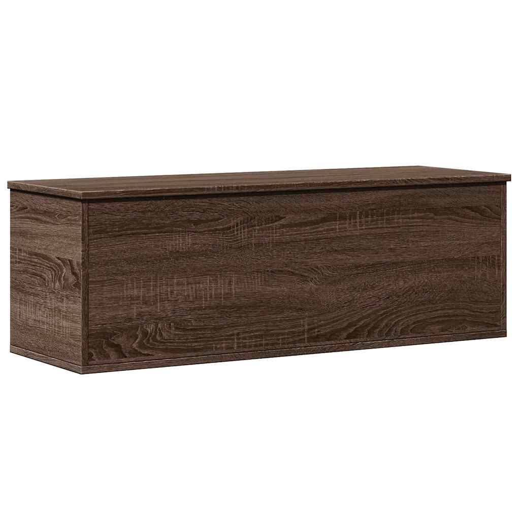Oppbevaringsbenk Brun Eik 102x35x35 cm