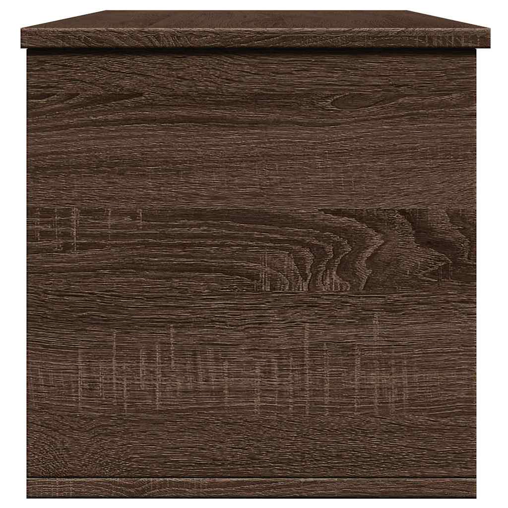 Oppbevaringsbenk Brun Eik 102x35x35 cm