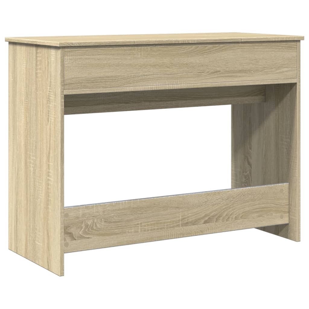 Sminkebord Sonoma Eik speil 100x45x76 cm
