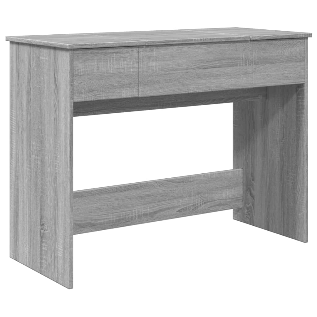 Sminkebord Sonoma Grå speil 100x45x76 cm