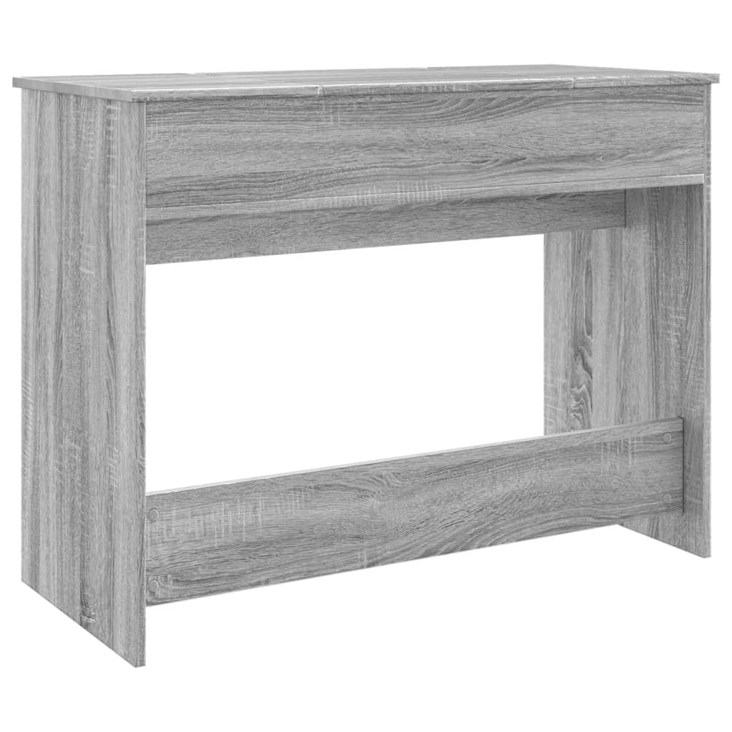 Sminkebord Sonoma Grå speil 100x45x76 cm
