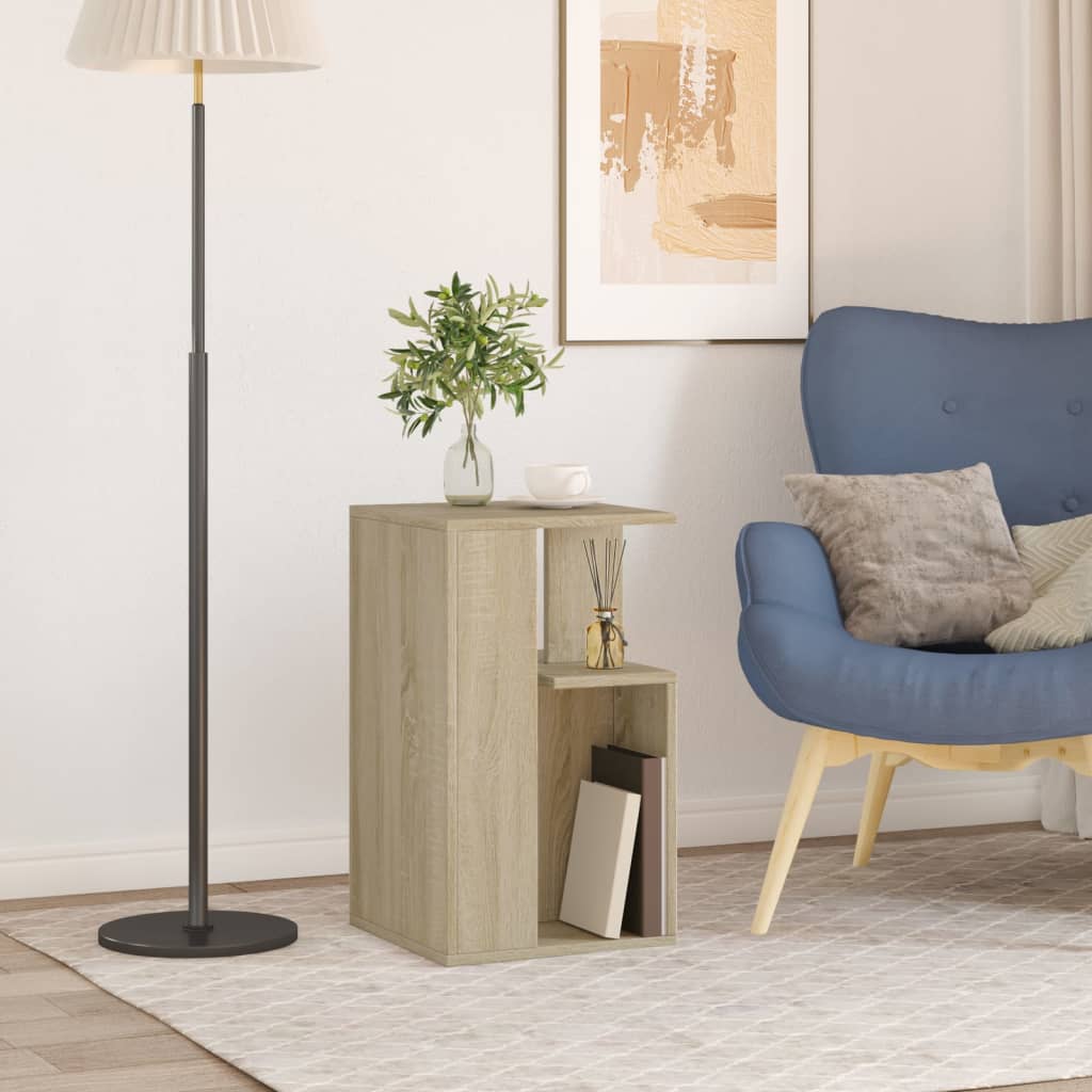 Sidebord sonoma eik 35x35x60 cm konstruert tre
