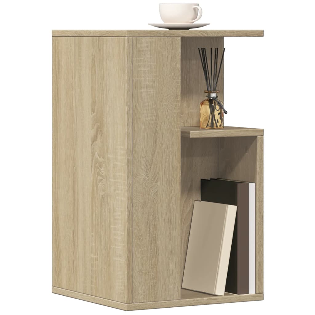 Sidebord sonoma eik 35x35x60 cm konstruert tre