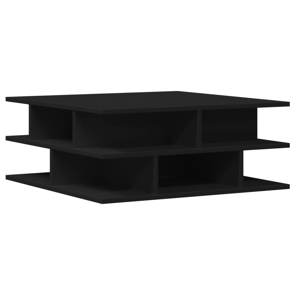 Salongbord Sofabord Svart 70x70x29 cm