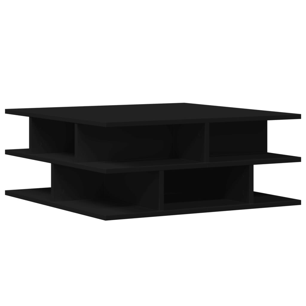 Salongbord Sofabord Svart 70x70x29 cm