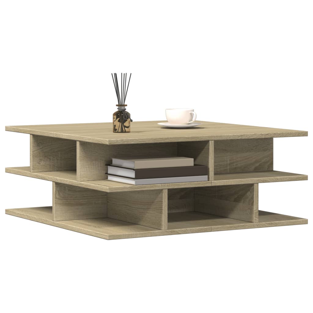 Salongbord Sofabord Sonoma Eik 70x70x29 cm