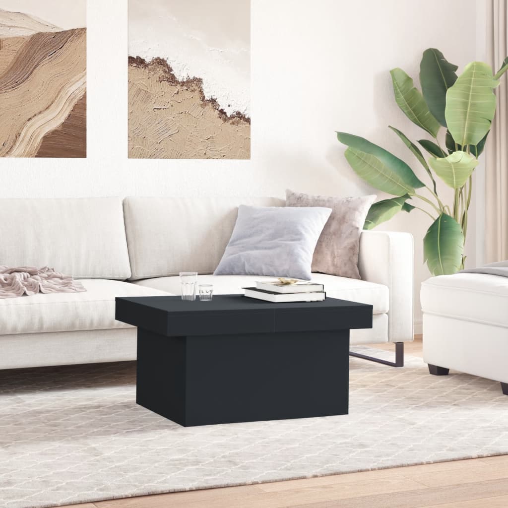 Salongbord Sofabord Svart 80x55x40 cm