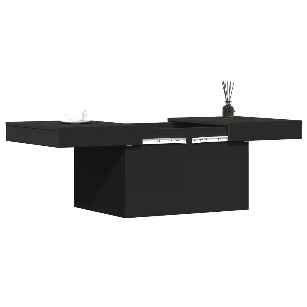 Salongbord Sofabord Svart 80x55x40 cm