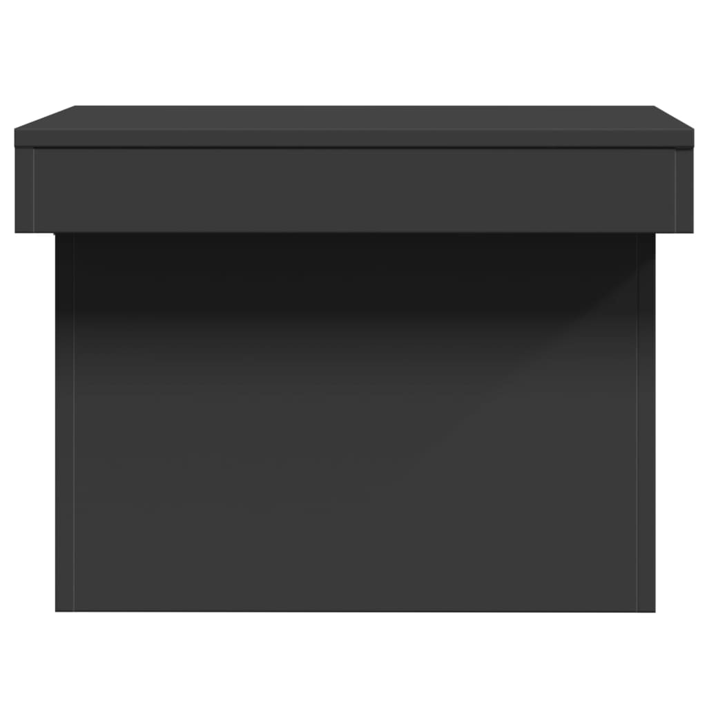 Salongbord Sofabord Svart 80x55x40 cm