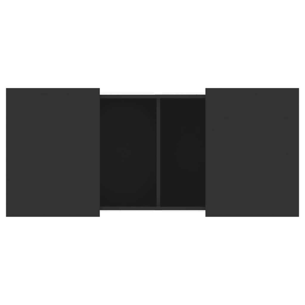 Salongbord Sofabord Svart 80x55x40 cm