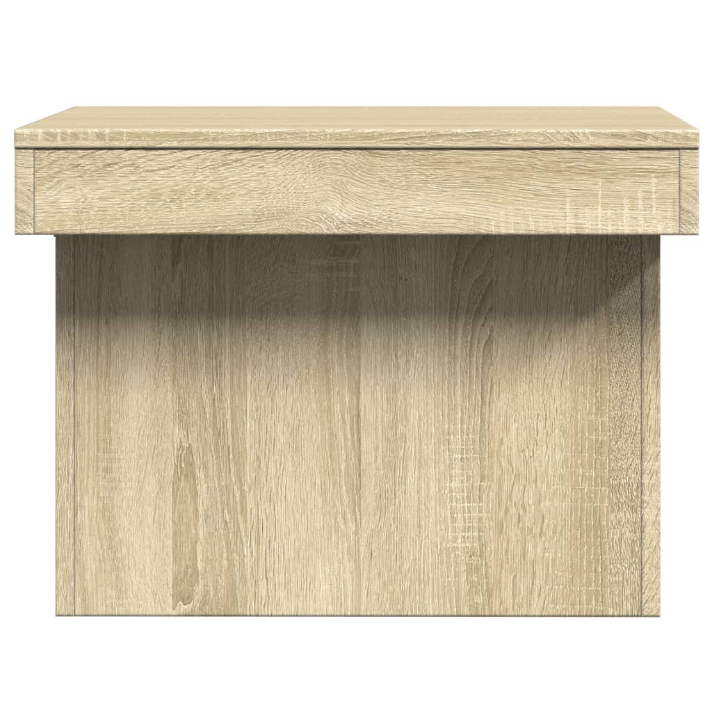 Salongbord Sofabord Sonoma Eik 80x55x40 cm