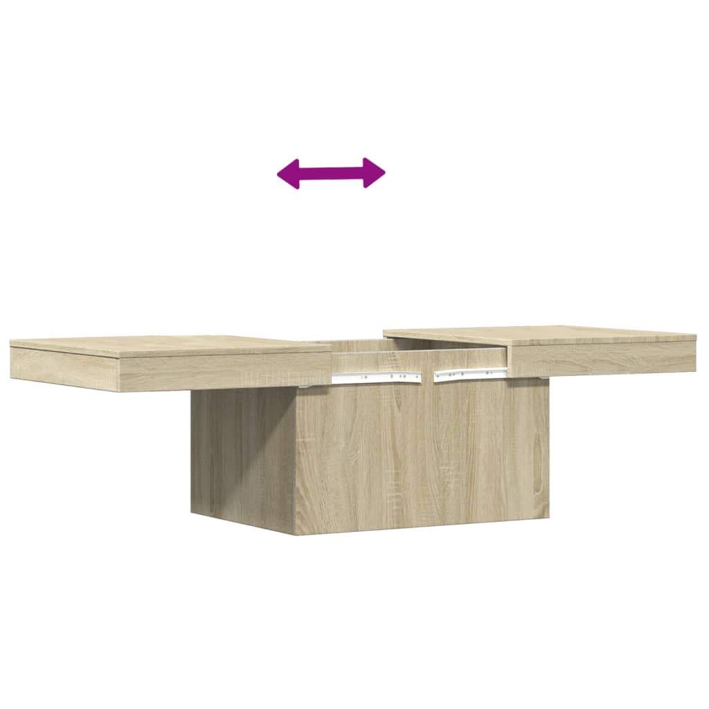 Salongbord Sofabord Sonoma Eik 100x55x40 cm