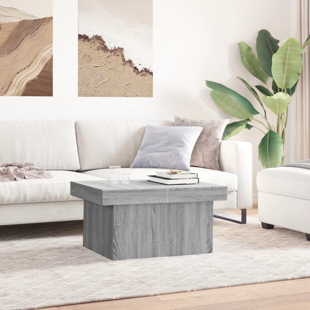 Salongbord Sofabord Sonoma Grå 100x55x40 cm