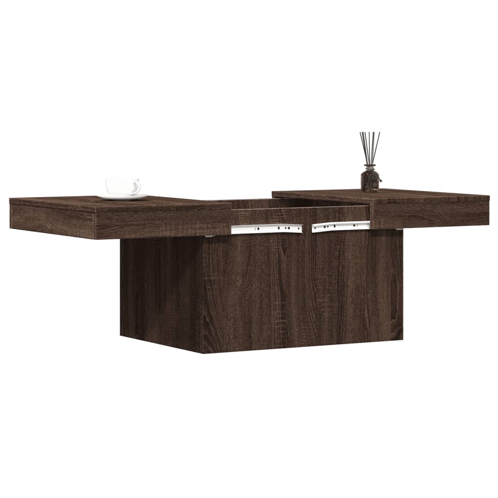 Salongbord Sofabord Brun Eik 100x55x40 cm