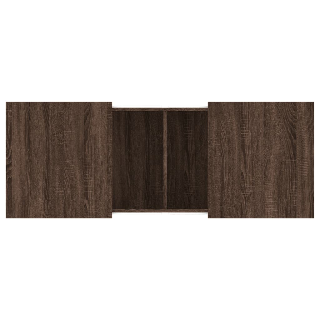 Salongbord Sofabord Brun Eik 100x55x40 cm