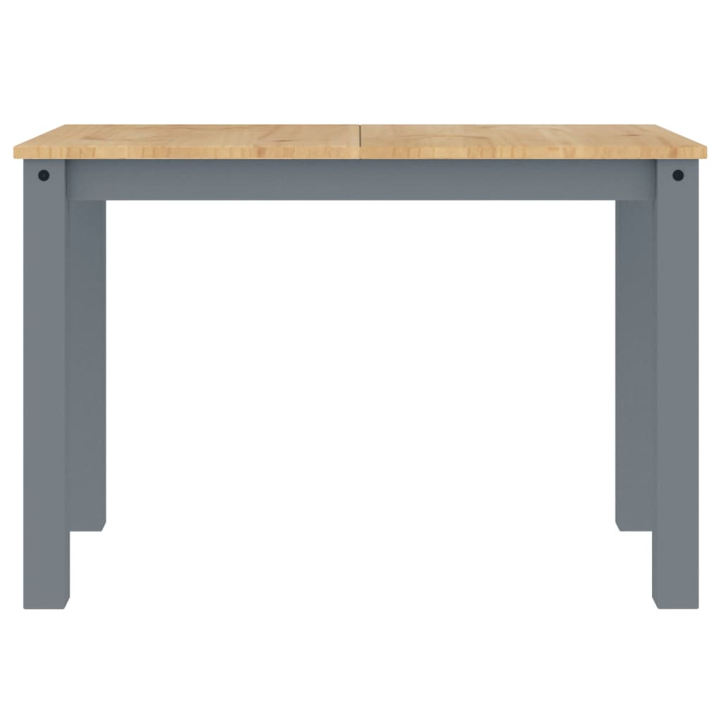 Spisebord Kjøkkenbord Panama grå 117x60x75 cm heltre furu
