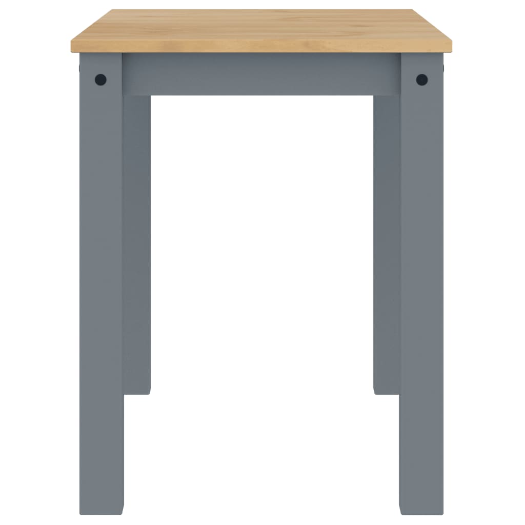Spisebord Kjøkkenbord Panama grå 117x60x75 cm heltre furu