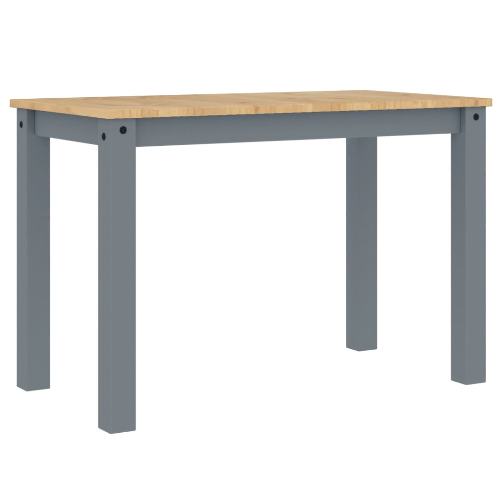 Spisebord Kjøkkenbord Panama grå 117x60x75 cm heltre furu