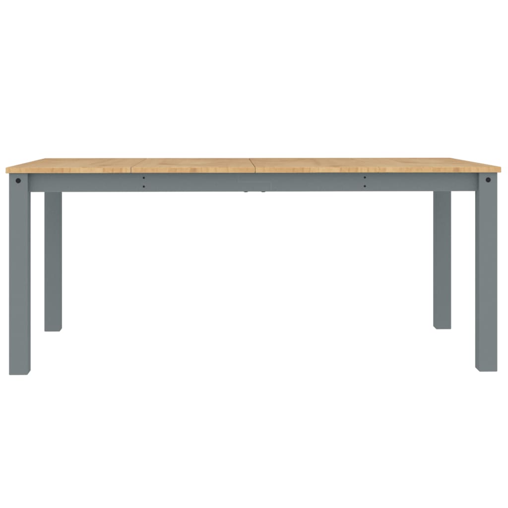 Spisebord Kjøkkenbord Panama grå 180x90x75 cm heltre furu
