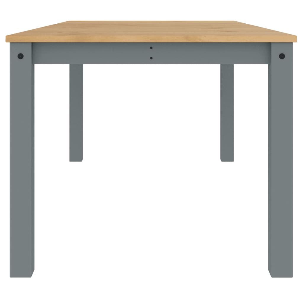 Spisebord Kjøkkenbord Panama grå 180x90x75 cm heltre furu