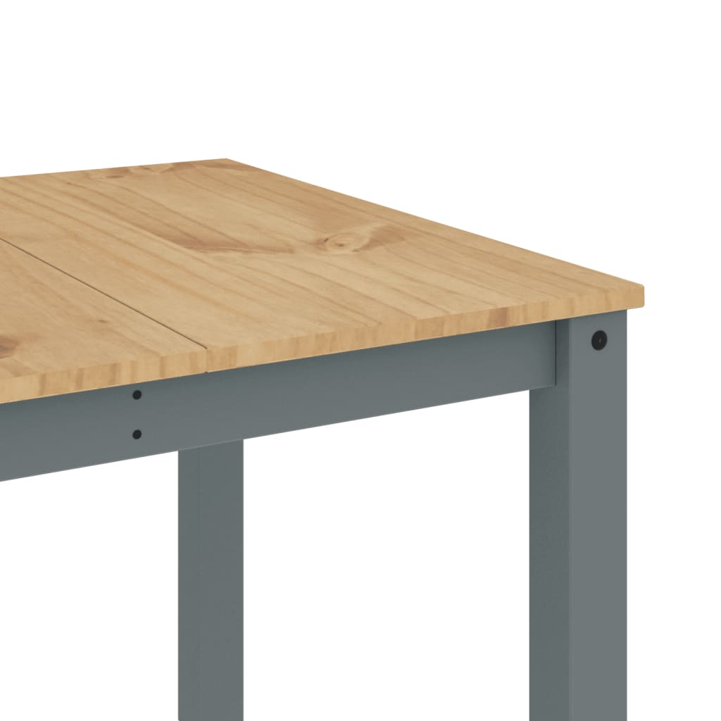 Spisebord Kjøkkenbord Panama grå 180x90x75 cm heltre furu