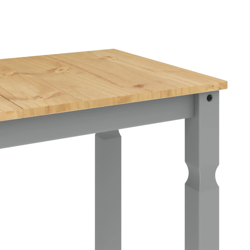 Spisebord Kjøkkenbord Grå Corona 112x60x75 cm heltre furu
