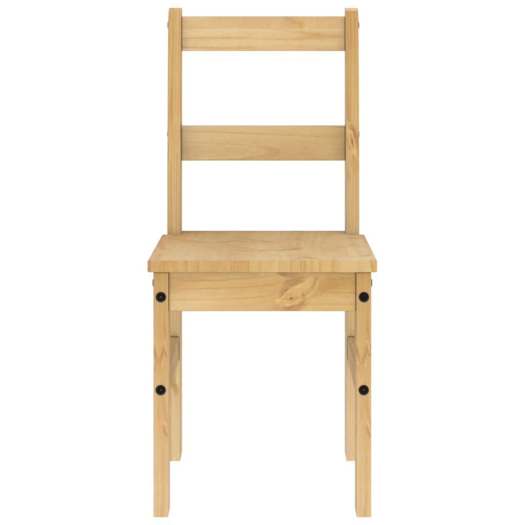Spisestoler 2 stk Panama 40x46x90 cm heltre furu