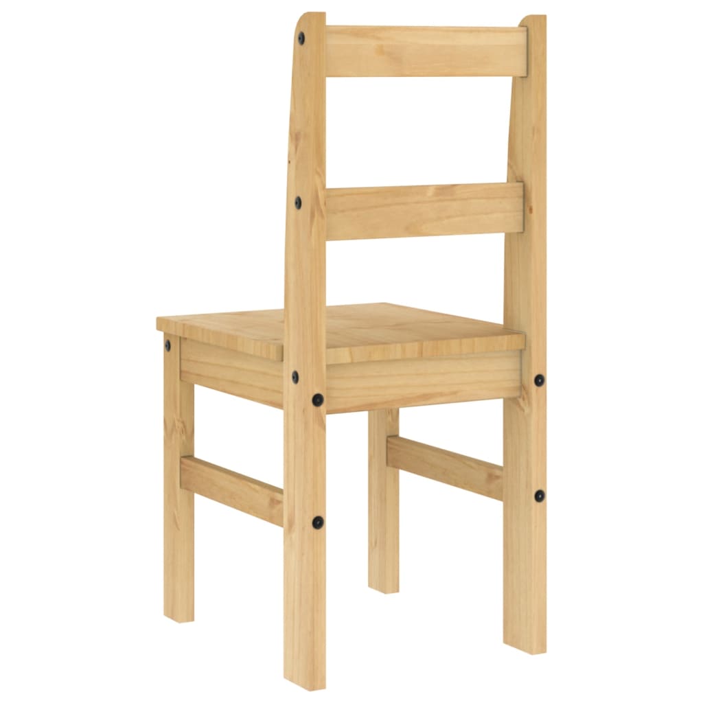 Spisestoler 2 stk Panama 40x46x90 cm heltre furu