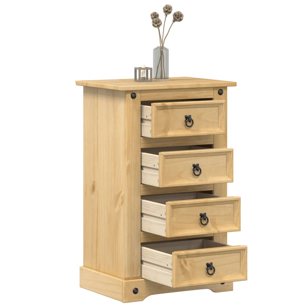 Nattbord Sengbord Tre heltre furu Corona 53x39x84 cm