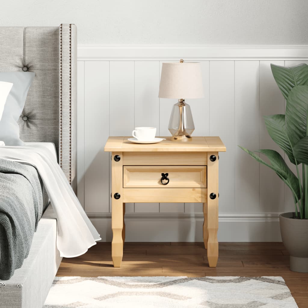 Sidebord Tre Corona 50x50x50 cm heltre furu