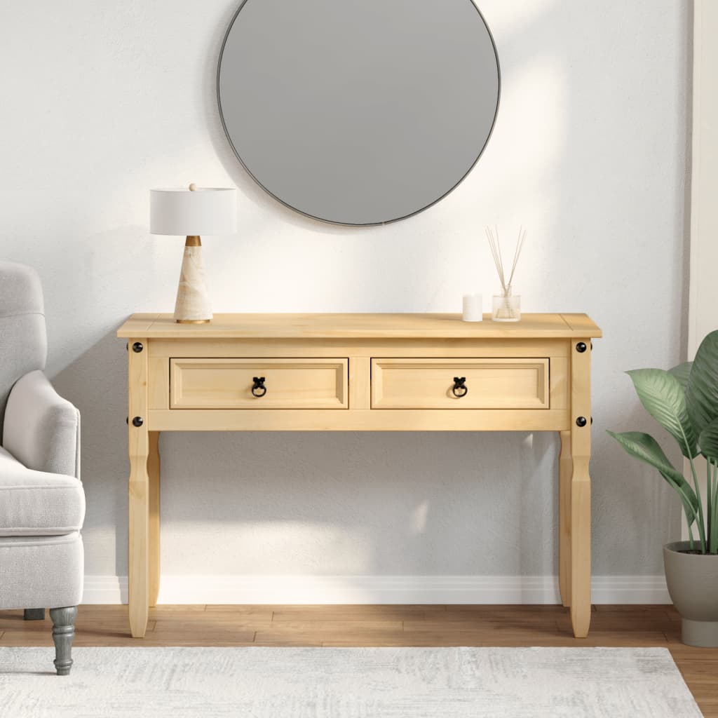 Avlastningsbord Konsollbord Tre Corona 115x46x73 cm heltre furu