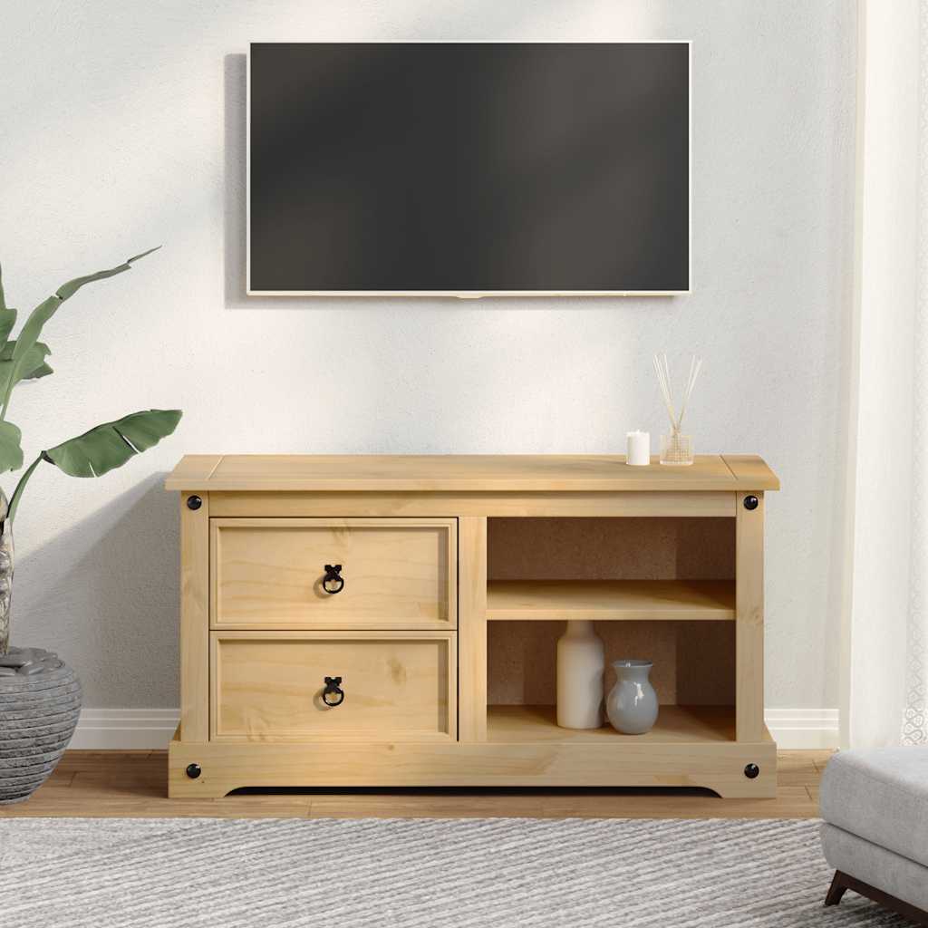 TV-Møbel Tre TV-benk heltre furu Corona 100x40x52 cm