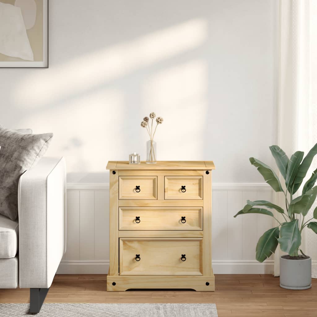 Kommode Tre Corona 80x43x91 cm heltre furu