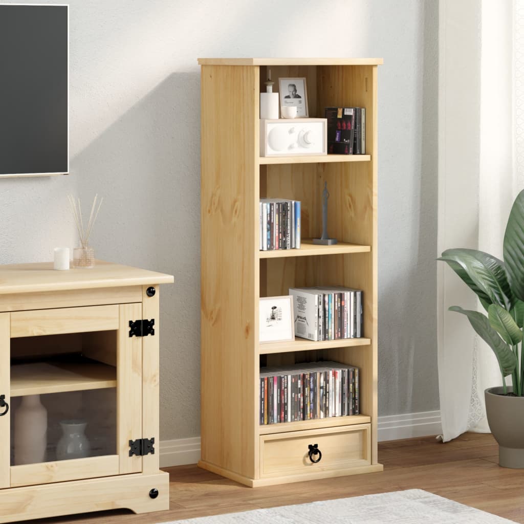 Bokhylle Tre Corona 40x30x110 cm heltre furu