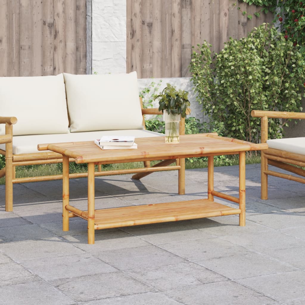 Salongbord Sofabord Tre Bambus 110x55x45 cm