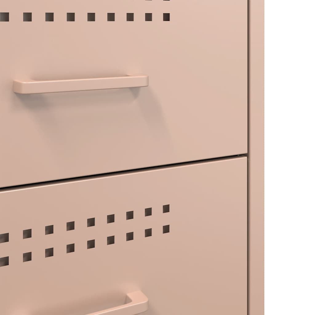 Nattbord Sengbord DIV. rosa 36x39x50,5 cm stål