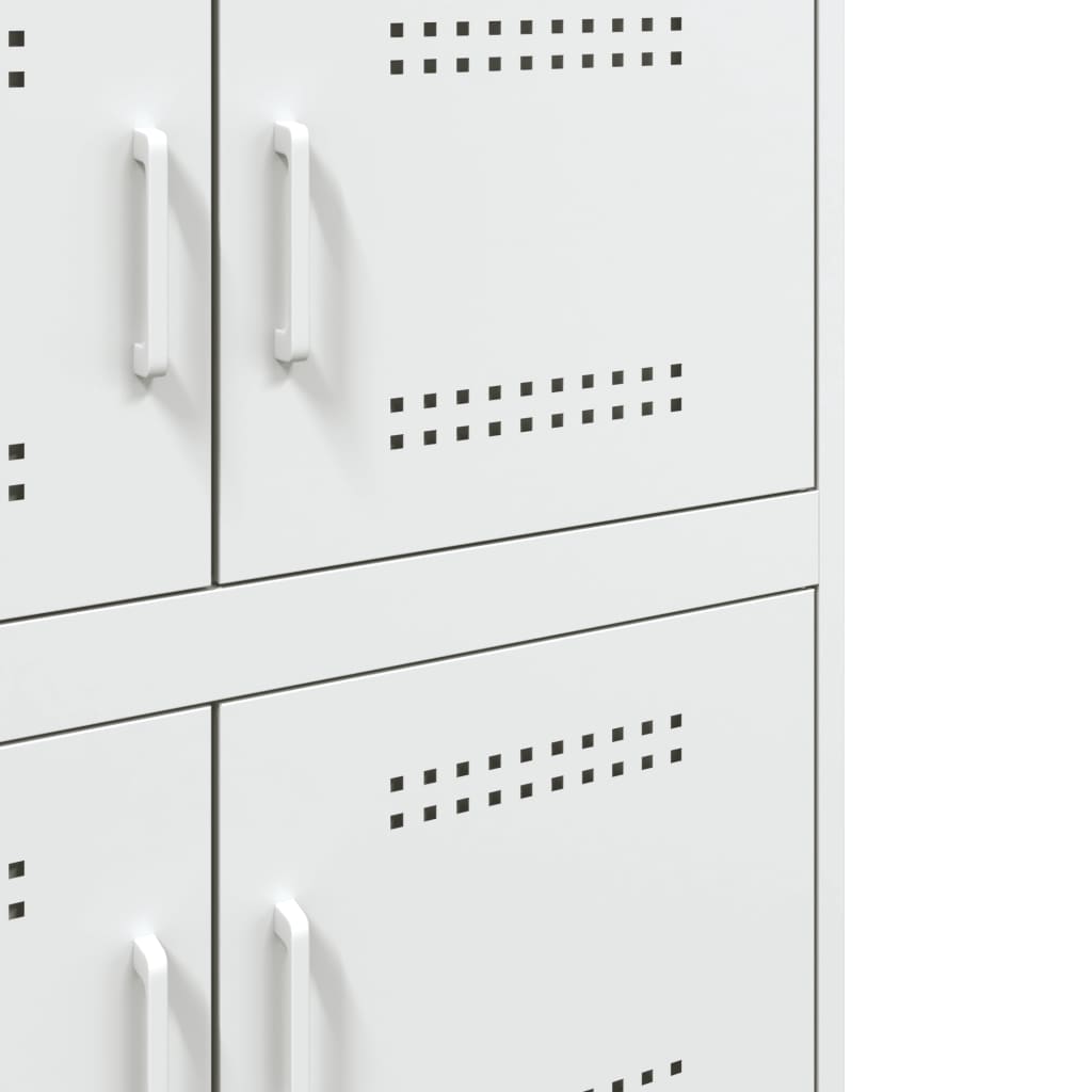 Skjenk DIV. Hvit 68x39x79 cm stål