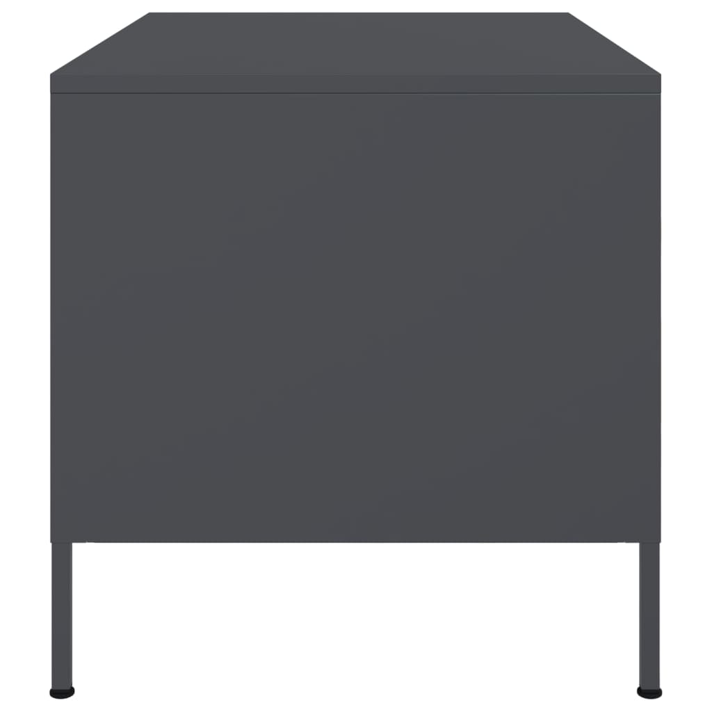Salongbord Sofabord DIV. antrasitt 68x50x50,5 cm stål