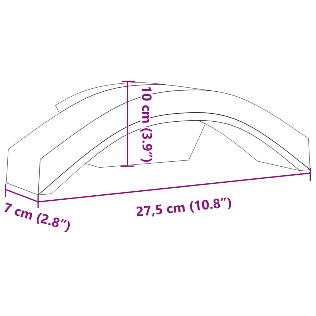 Hagebelysning Vegg El. Veggmonterte LED-utelamper 2 stk hvit støpt aluminium