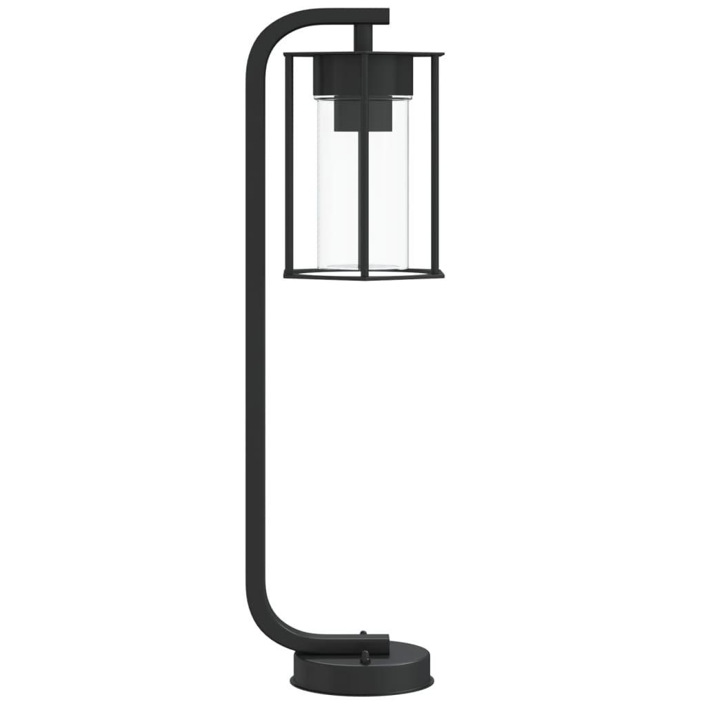 Hagebelysning Lyktstolpe Gangbelysning Søylebelysning 3 stk svart 60 cm rustfritt stål