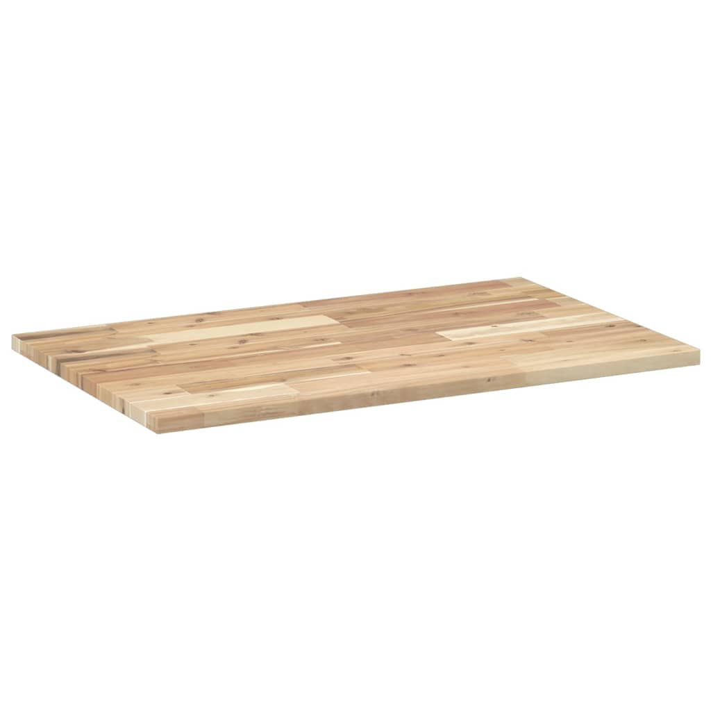 Benkeplate Baderom ubehandlet 100x50x2 cm heltre akasie