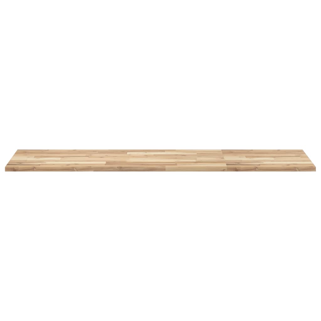 Benkeplate Baderom ubehandlet 140x50x2 cm heltre akasie