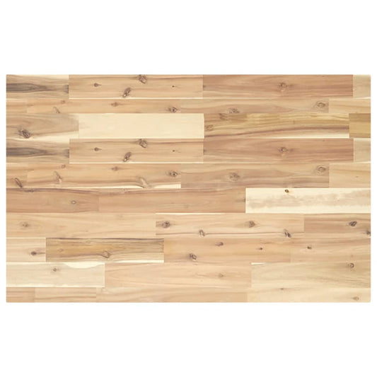 Benkeplate Baderom ubehandlet 60x50x4 cm heltre akasie