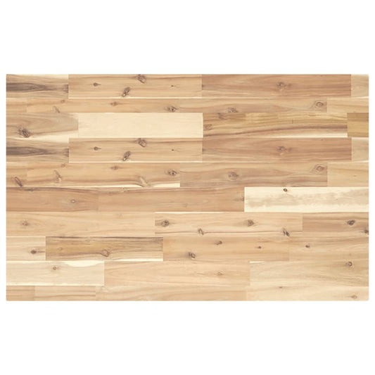 Benkeplate Baderom ubehandlet 100x50x4 cm heltre akasie