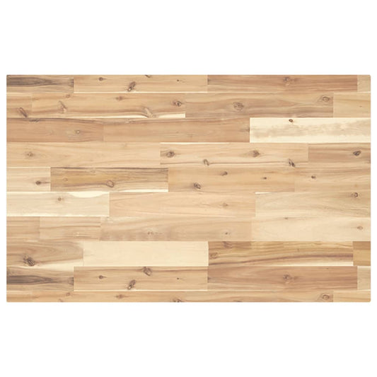 Benkeplate Baderom ubehandlet 120x50x4 cm heltre akasie
