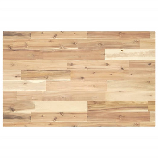 Benkeplate Baderom ubehandlet 140x50x4 cm heltre akasie