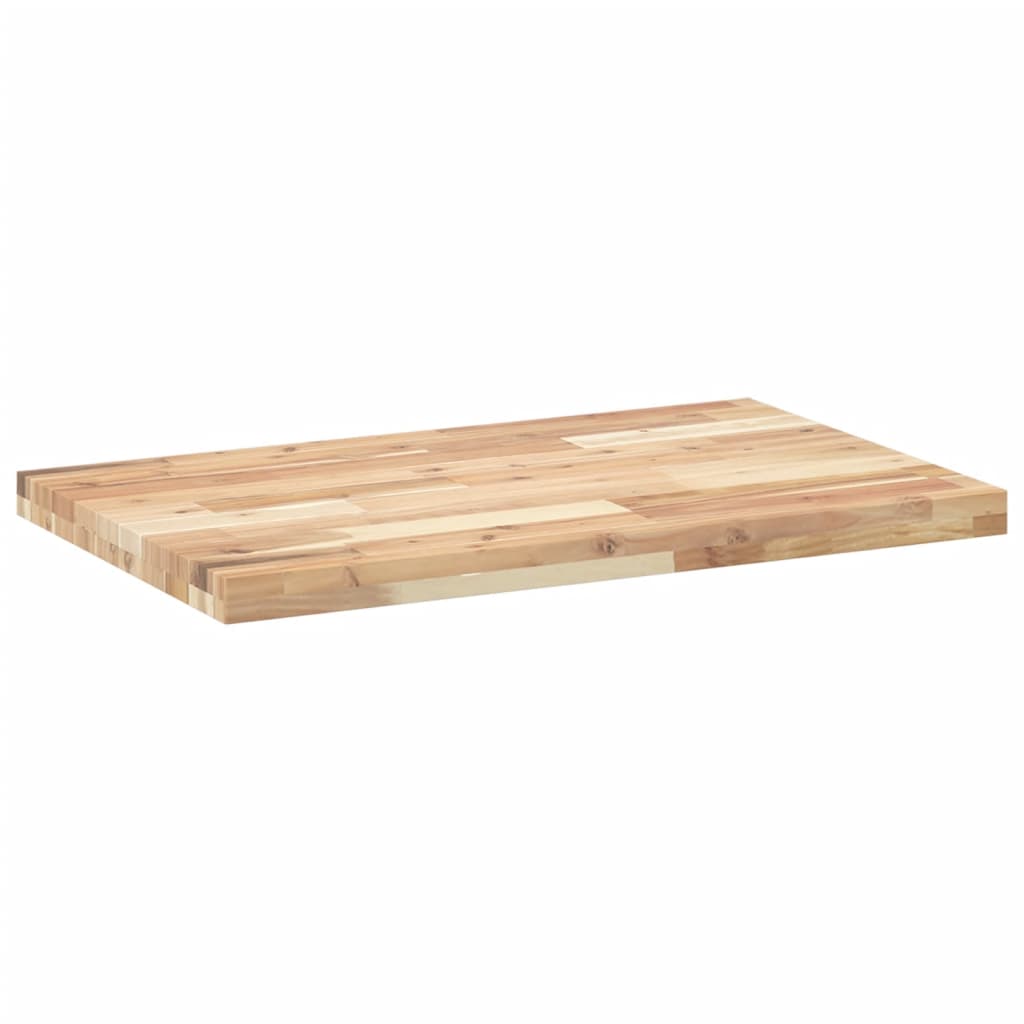 Benkeplate Baderom ubehandlet 160x50x4 cm heltre akasie