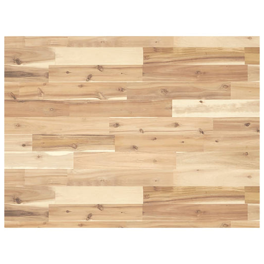 Benkeplate Baderom ubehandlet 80x60x4 cm heltre akasie